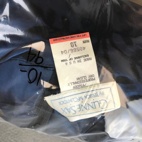 Vintage Gunne Sax Jessica McClintock 80s Prom Dress‎ 10 Velvet Romantic Girl - Picture 9 of 9